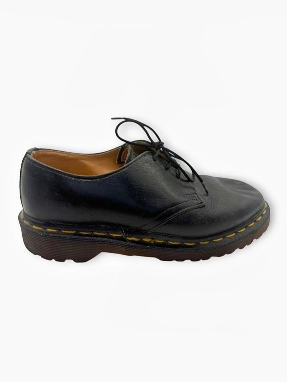 Dr. Martens 1461 Leather Black Oxfords Kids Size 4 Fair Condition